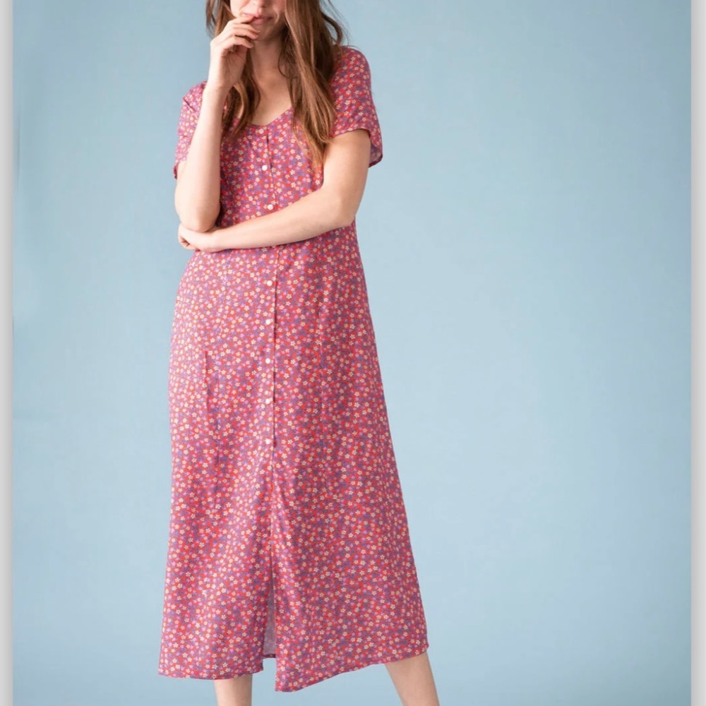 Sonnet James Liberty of London scarlet dress